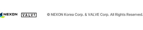 NEXON Korea Corp. VALVE Corp. All Rights Reserved.