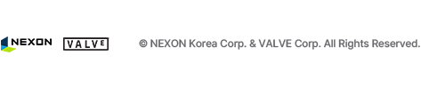 NEXON Korea Corp. VALVE Corp. All Rights Reserved.